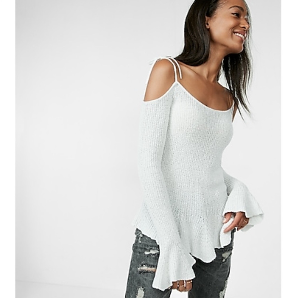 Express Open Shoulder Sweater - Picture 4 of 4